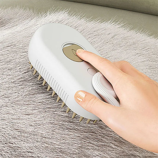 3-in-1 Steam Pet Grooming Brush