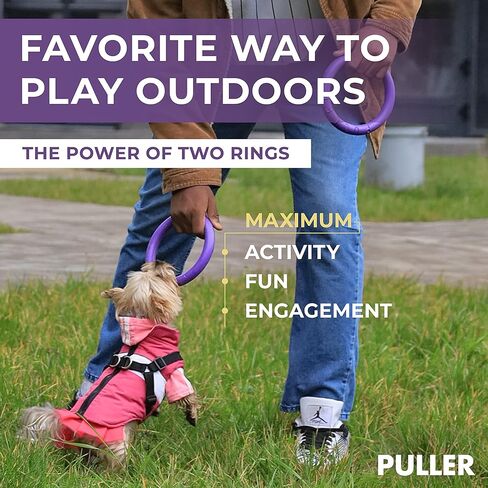 Puller Dog Active Toy Rings
