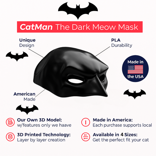 Batman Mask For Cats