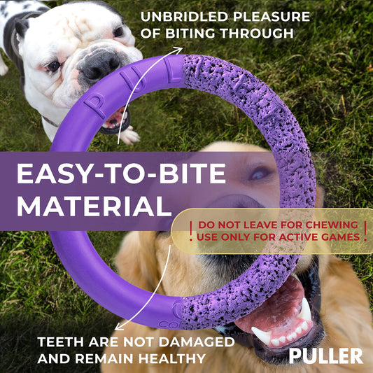 Puller Dog Active Toy Rings