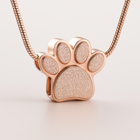 Paw Print Pendant Necklace