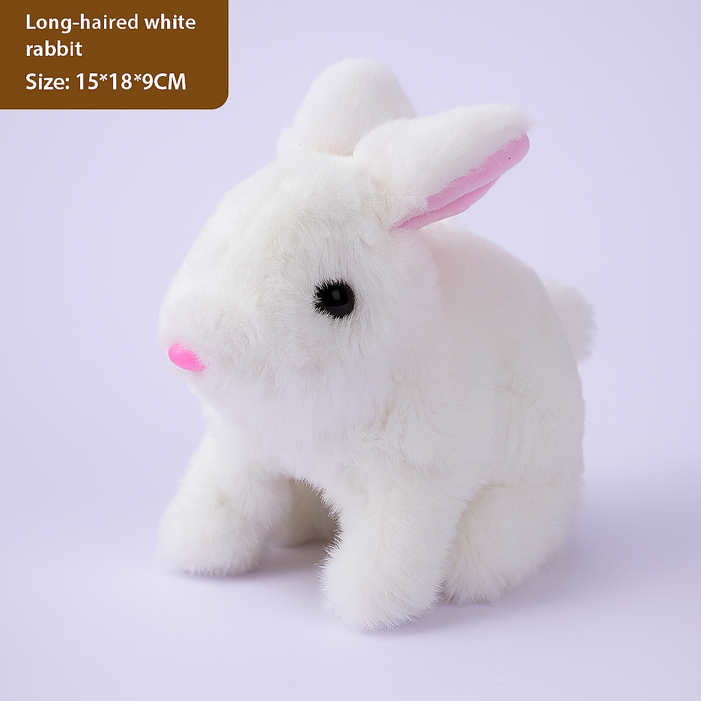 Electric Moving Plush Bunny Toy For Kids