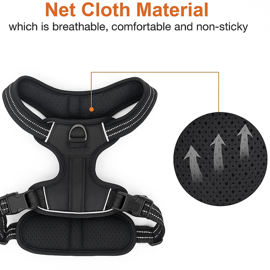 Durable Waterproof Pet Harness with Handle