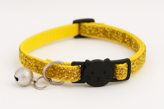 Shiny Cat Collar with Bell