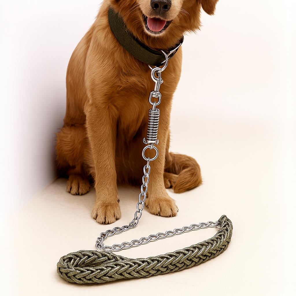 Hand-Woven Anti- Pull Leash for Comfortable Walks
