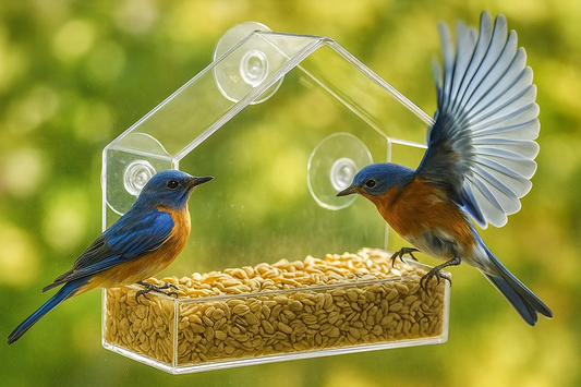 Window Acrylic Bird Feeder