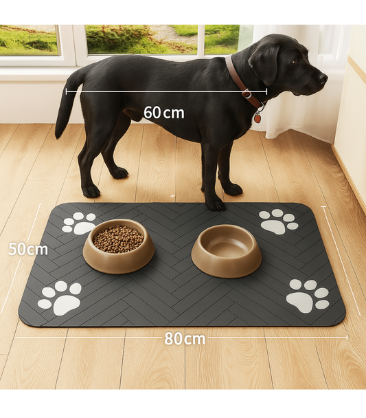 Quick-Dry Pet Feeding Mat