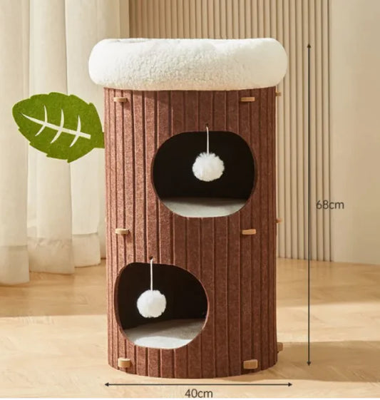 Felt Cat Scratch Nest