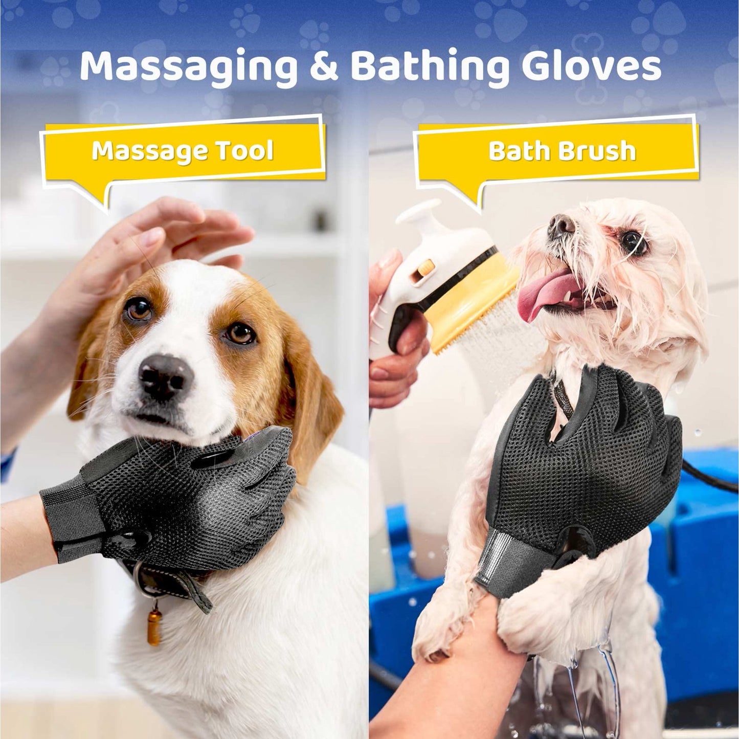 Easy Pet Grooming Gloves