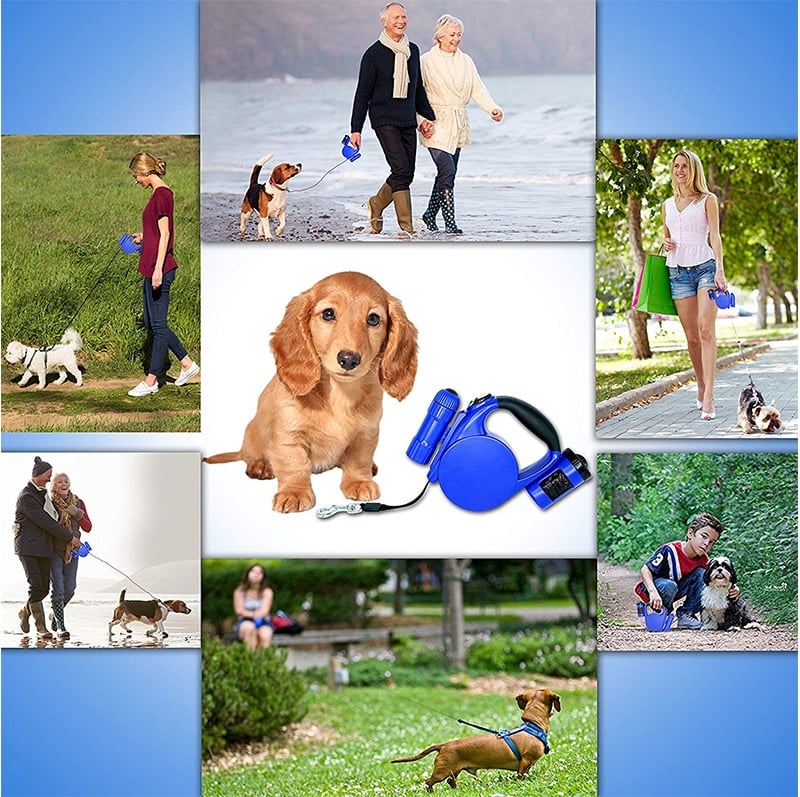 Multi-Function Telescopic Dog Traction Belt
