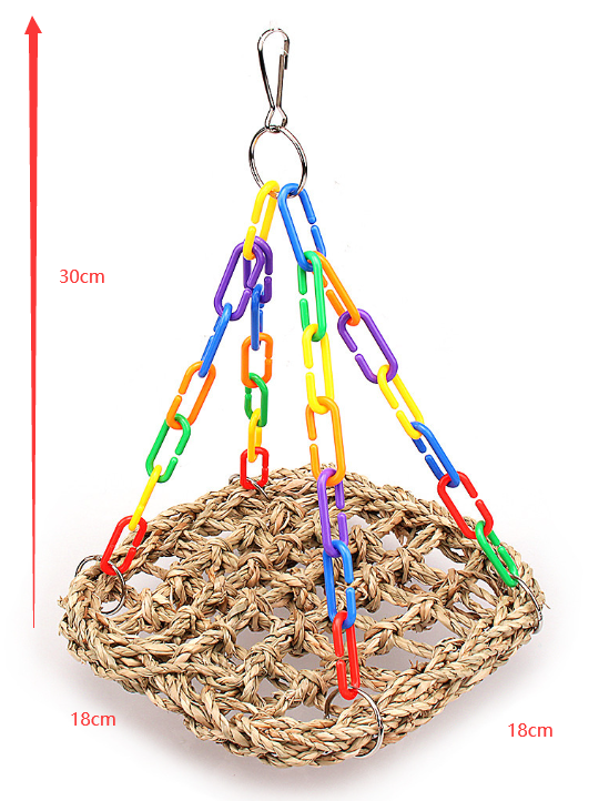 Parrot Perch Handmade Hanging Swing