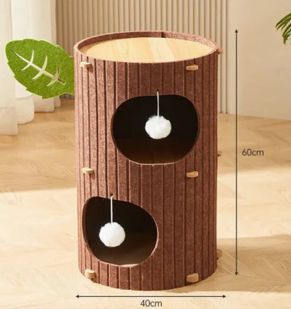 Felt Cat Scratch Nest
