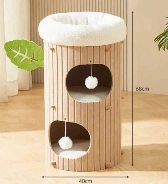 Felt Cat Scratch Nest