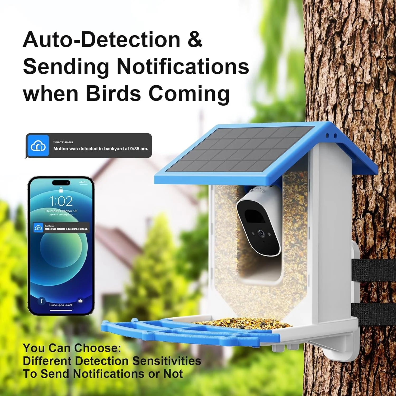 Smart Bird Feeder With Ultra HD Camera