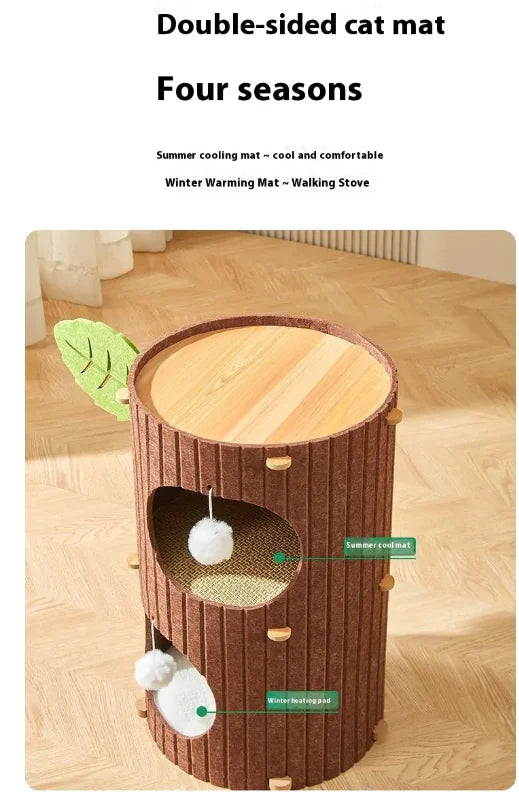Felt Cat Scratch Nest