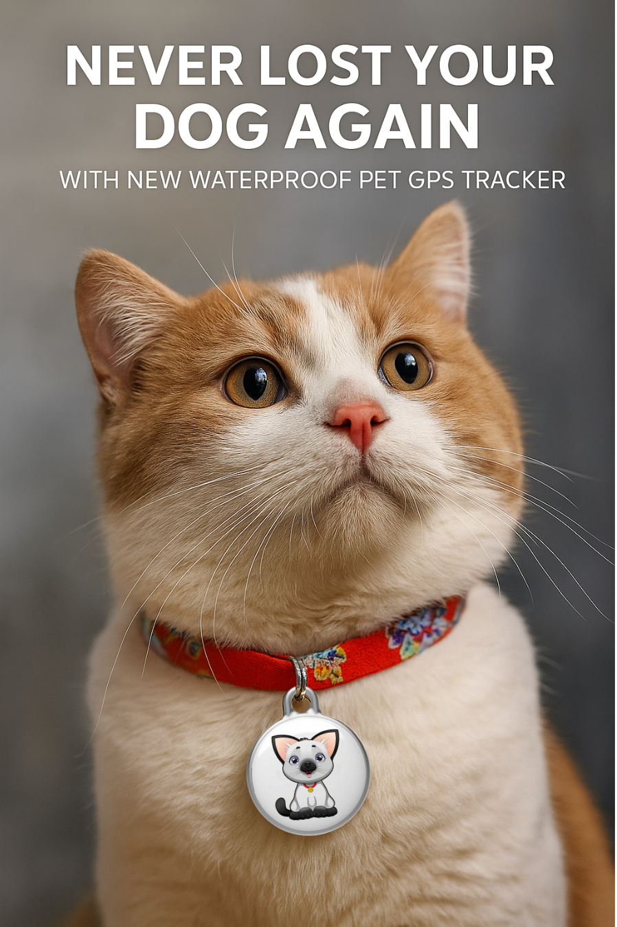 Smart Waterproof Pet GPS Tracker