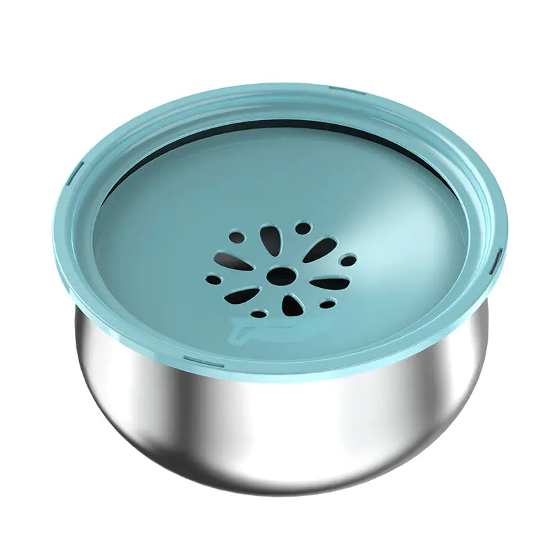 Spill-Proof Stainless Steel Water Bowl