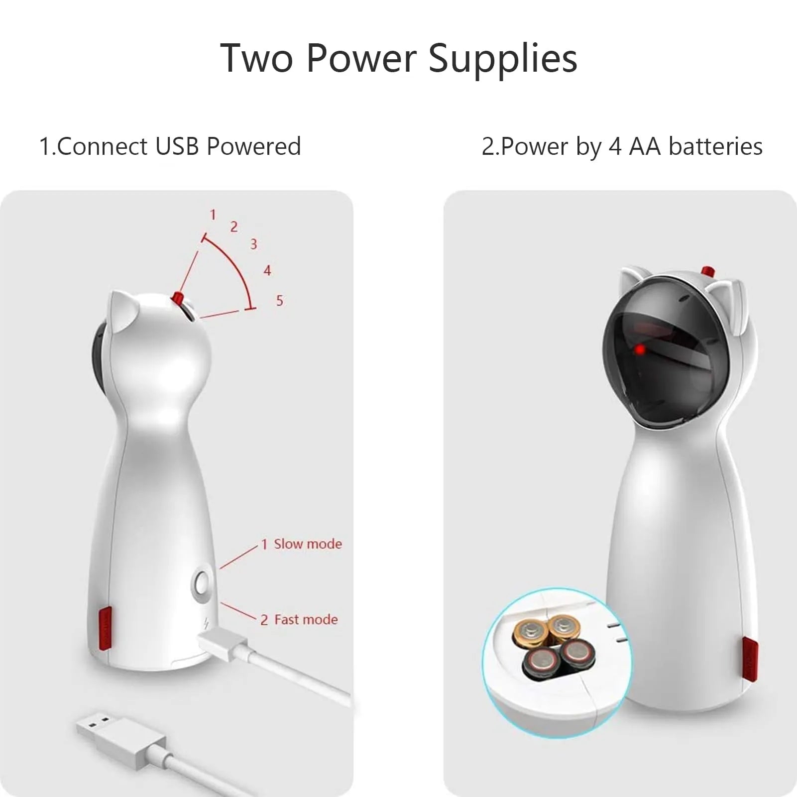 Interactive Cat Laser Teasing Toy