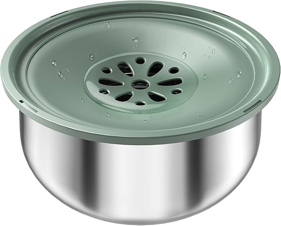 Spill-Proof Stainless Steel Water Bowl
