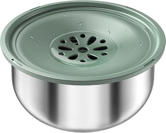 Spill-Proof Stainless Steel Water Bowl