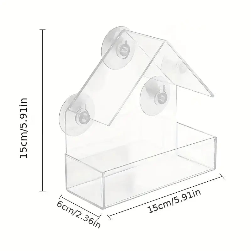 Window Acrylic Bird Feeder