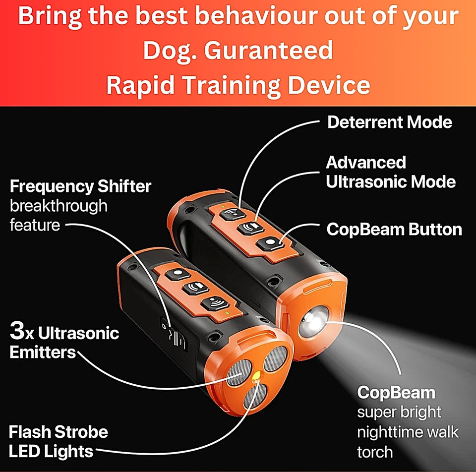 Pet-Friendly Bark Deterrent and Obedience Trainer