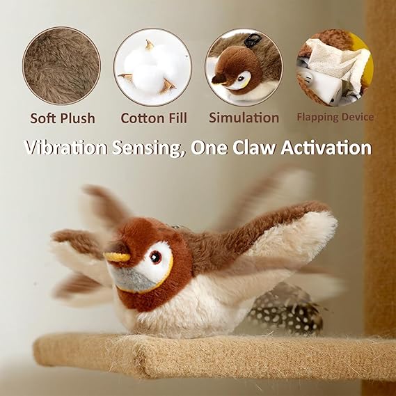 Interactive Chirping Bird Toy