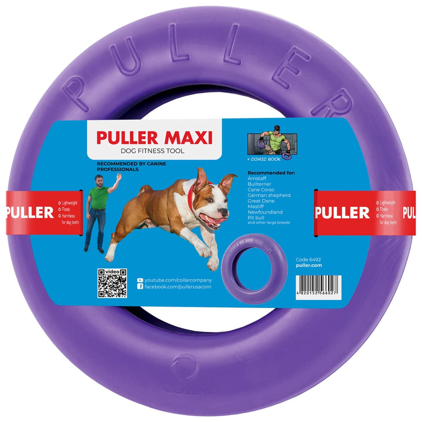 Puller Dog Active Toy Rings