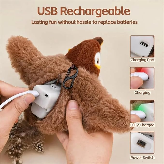 Interactive Chirping Bird Toy