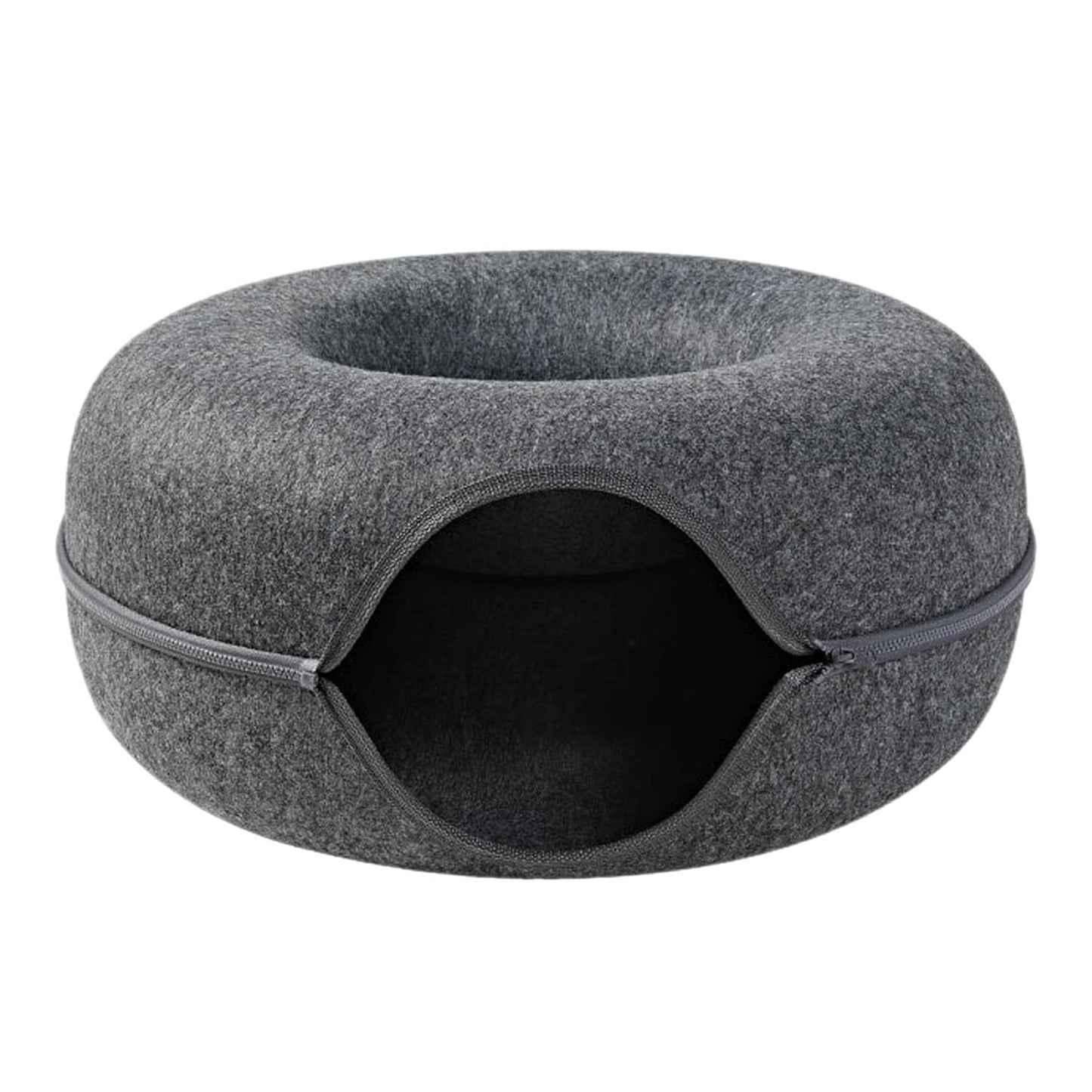 Wool Cat Cave House with Tunnel