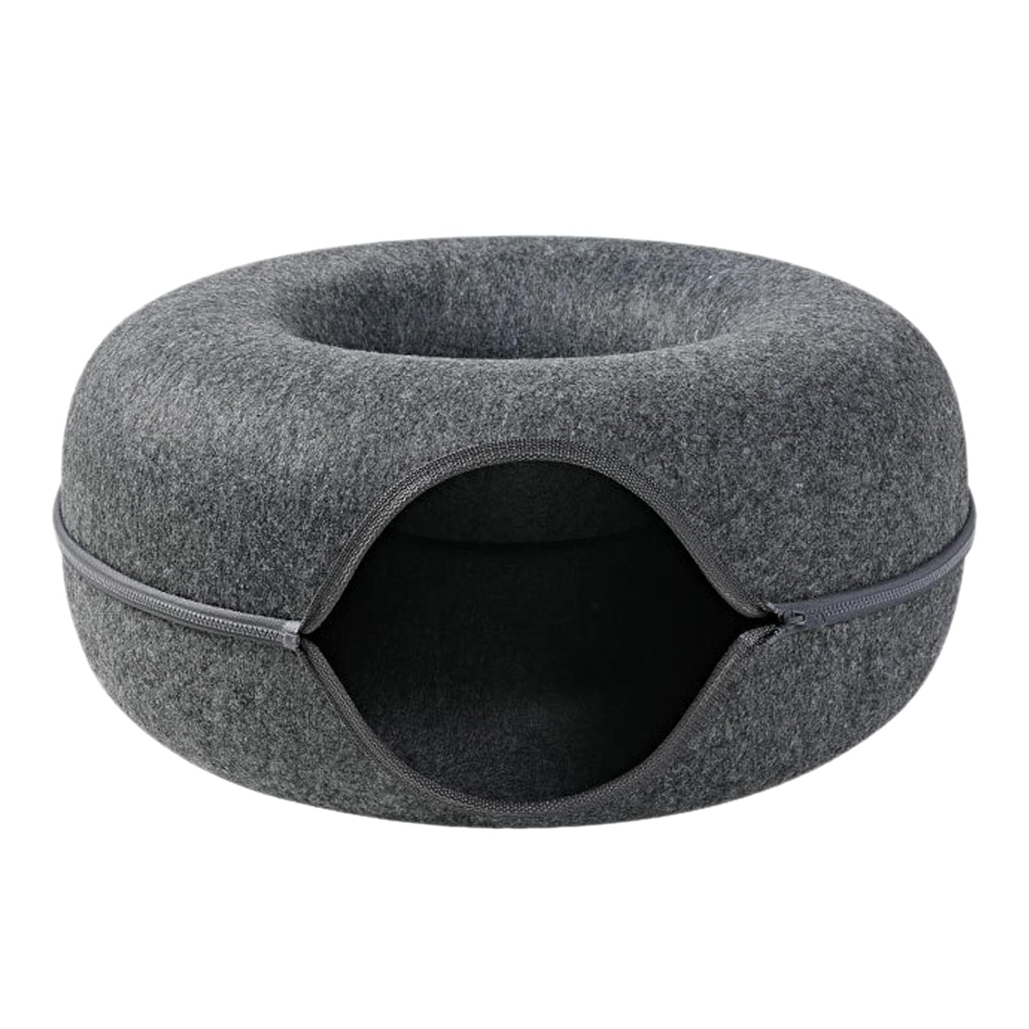 Wool Cat Cave House with Tunnel