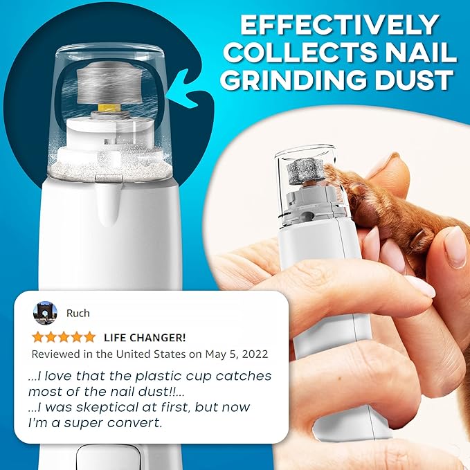 Dog Nail Grinder with LED Light