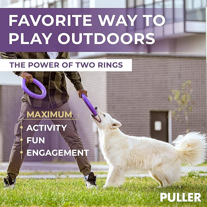 Puller Dog Active Toy Rings