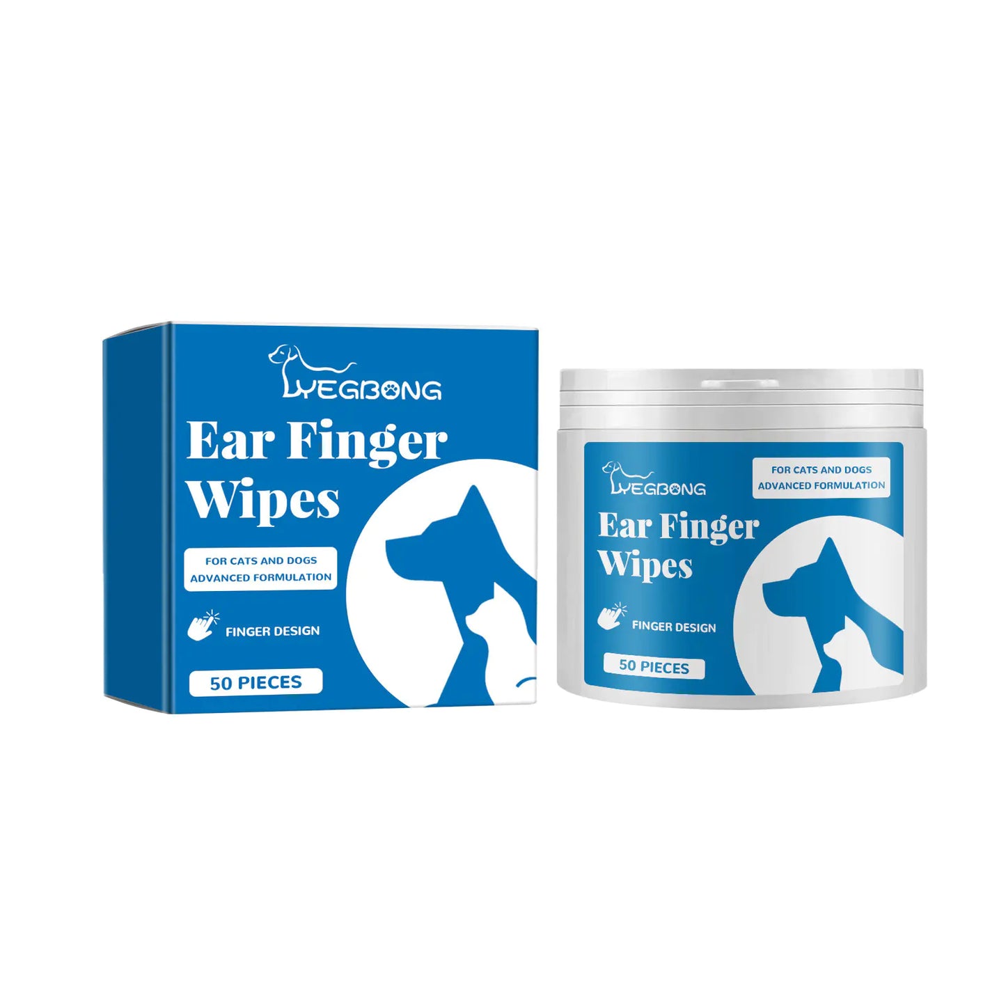 Yegbong™ Ear Cleaning Finger Wipes for Dogs & Cats