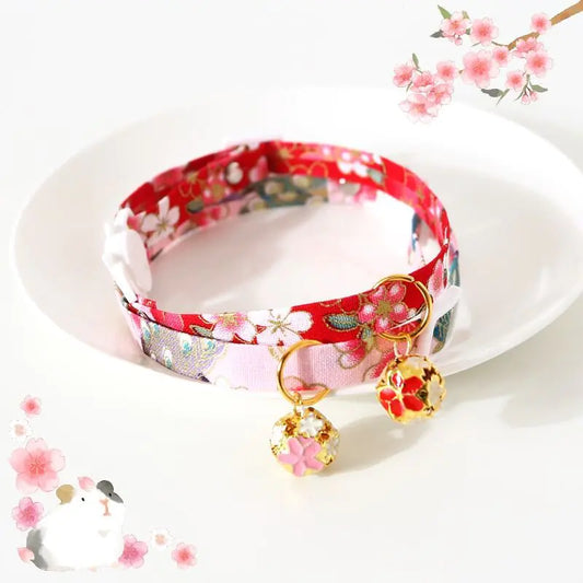 Japanese Vintage Ethnic Sakura Floral Collar