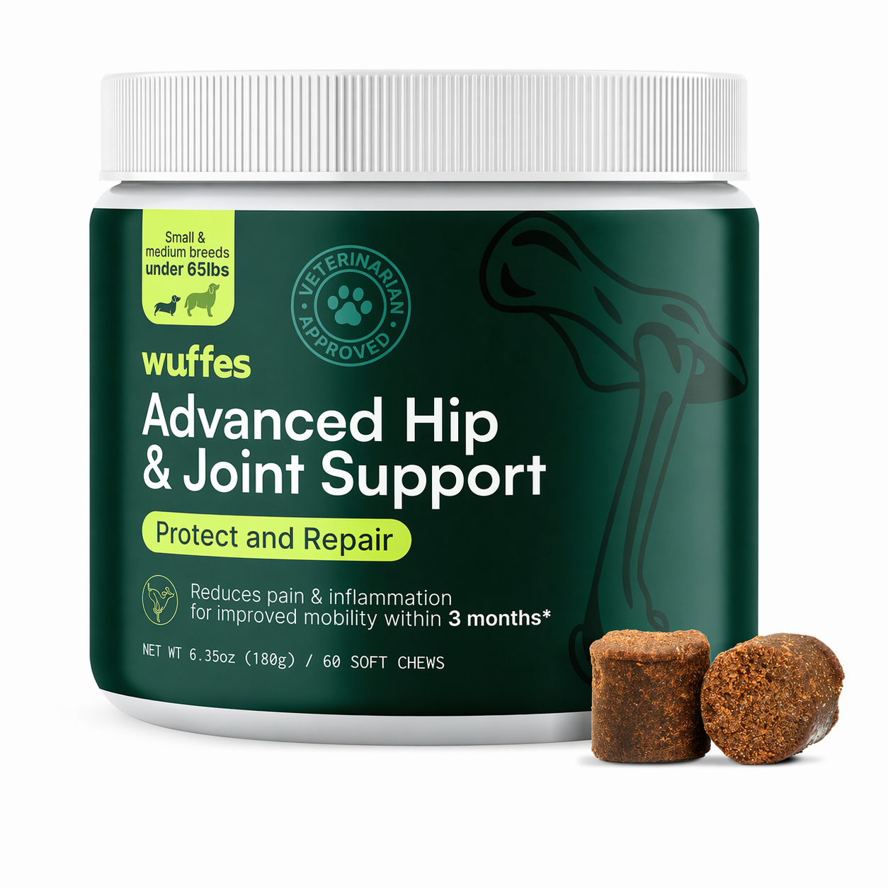 Wuffes Advanced Hip and Joint Support Chews