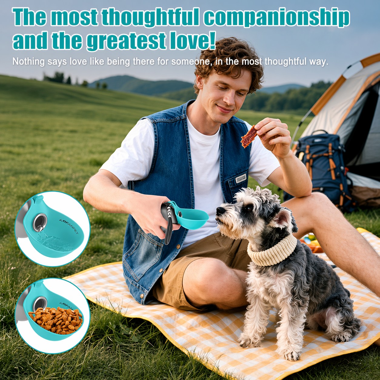 Stainless Steel Portable Pet Water Bottle