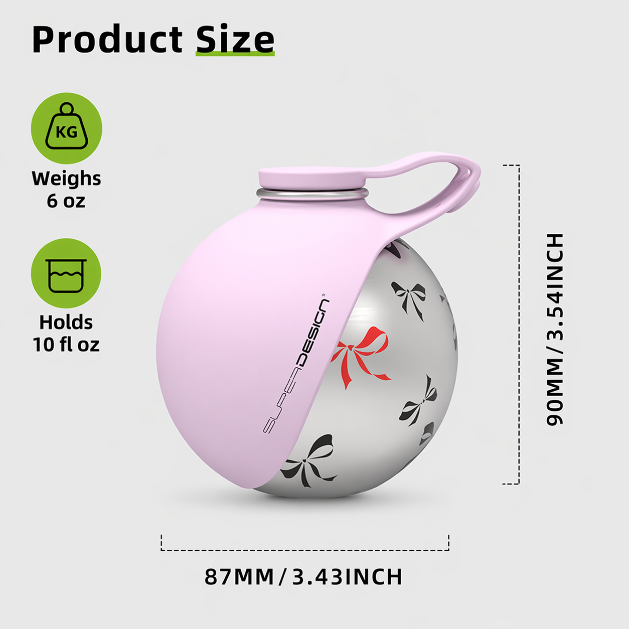 Stainless Steel Portable Pet Water Bottle