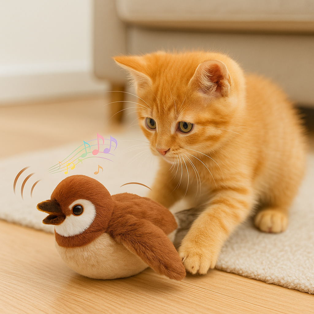 Interactive Chirping Bird Toy
