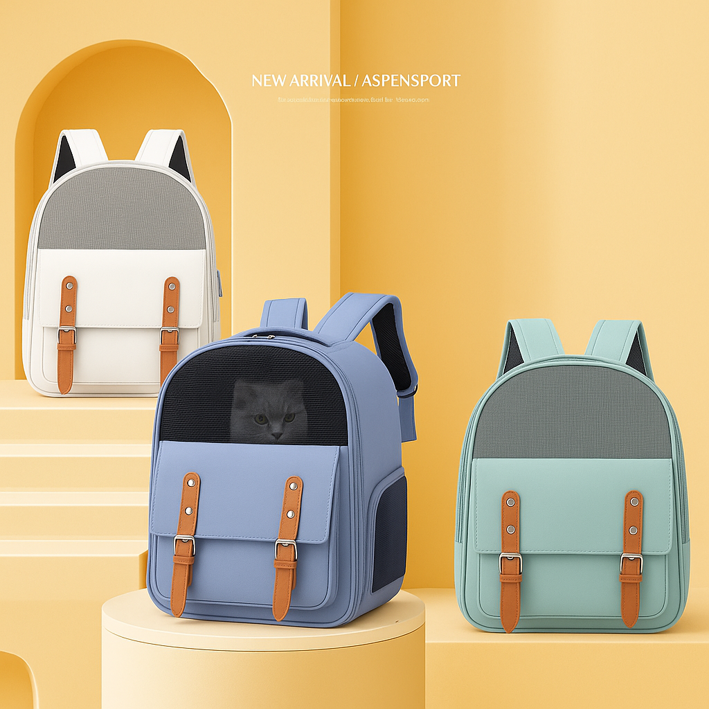 Scratch-Resistant Cat Backpack for Outdoor