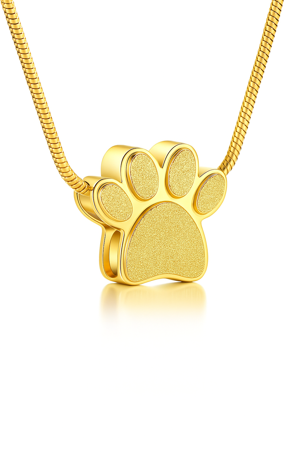 Paw Print Pendant Necklace