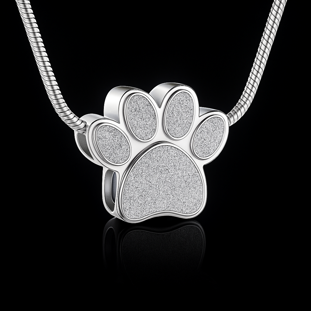 Paw Print Pendant Necklace