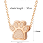 Paw Print Pendant Necklace
