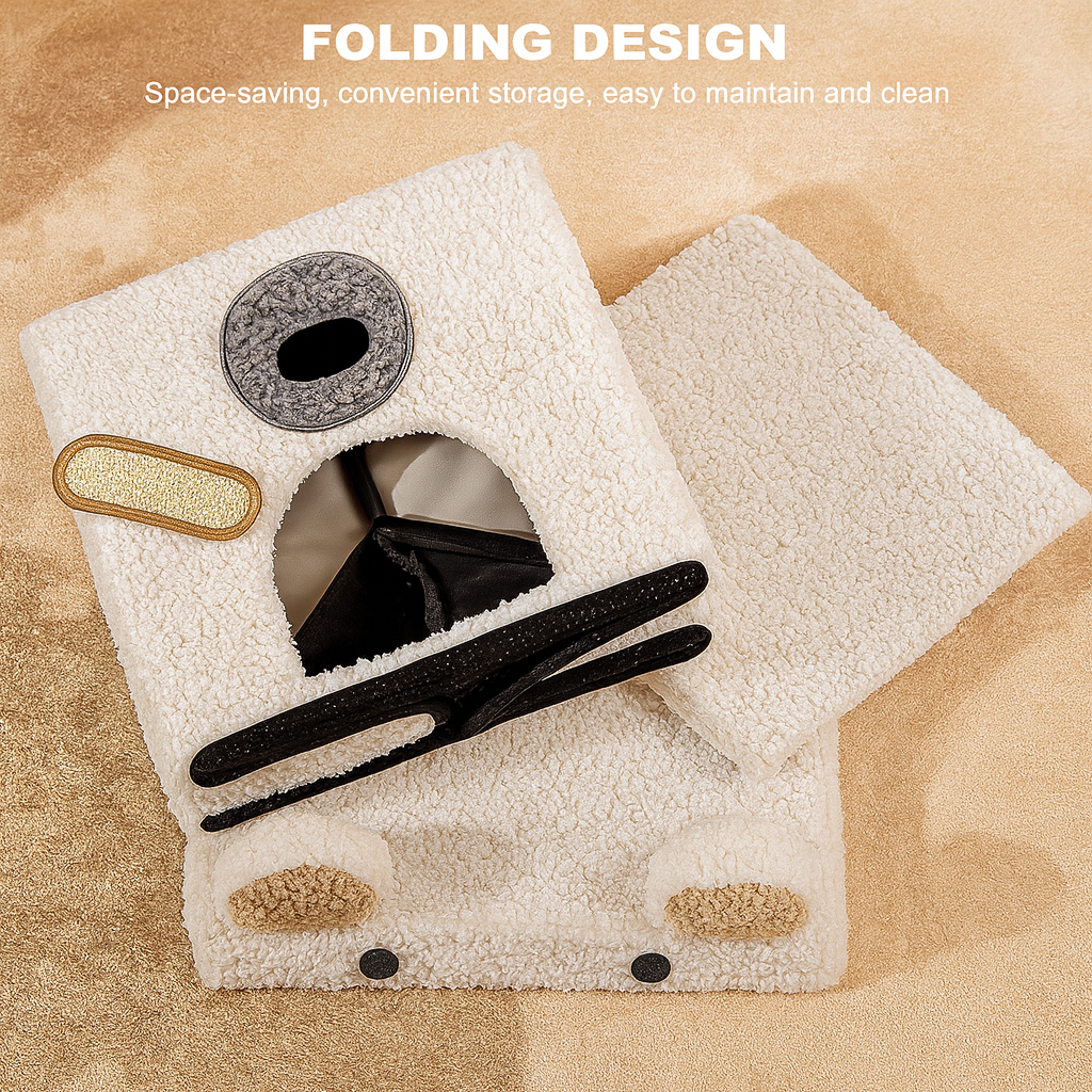 Modern Space-Saving Foldable Pet House