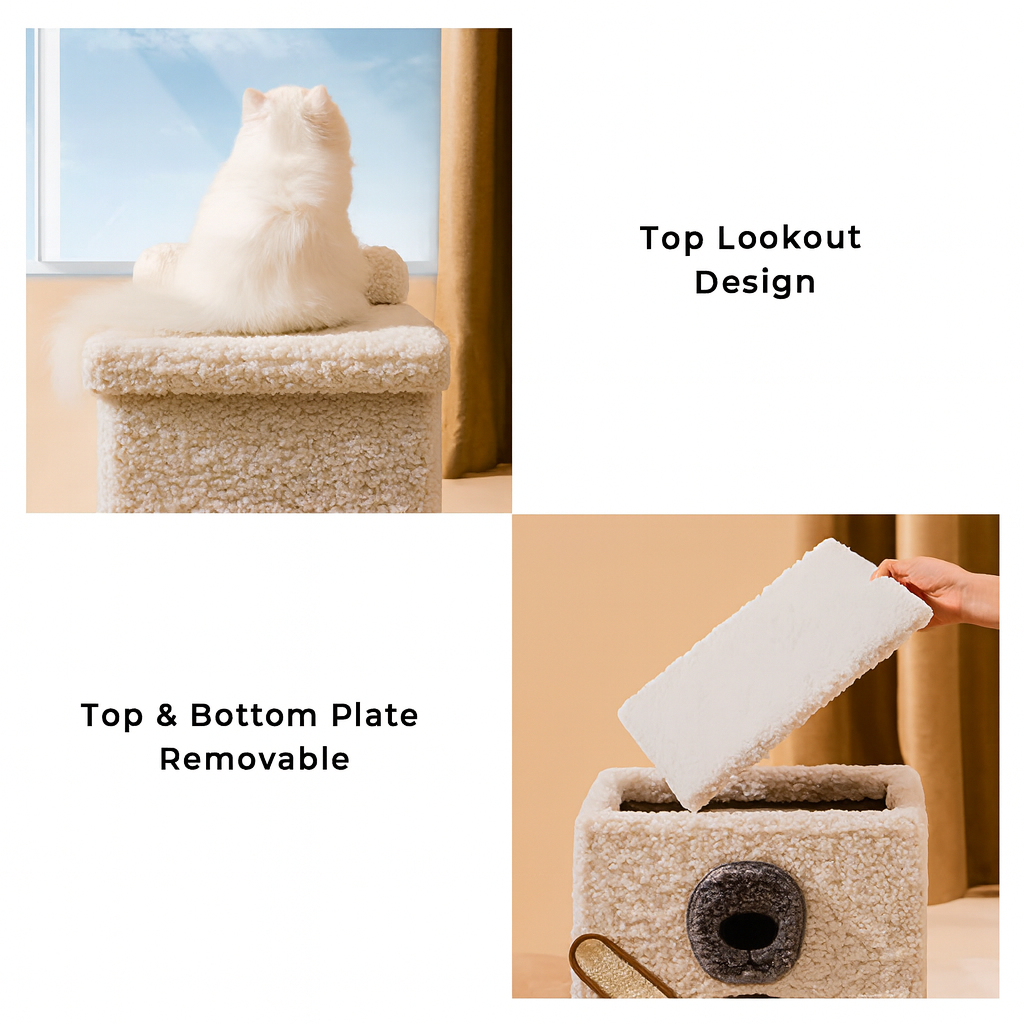 Modern Space-Saving Foldable Pet House
