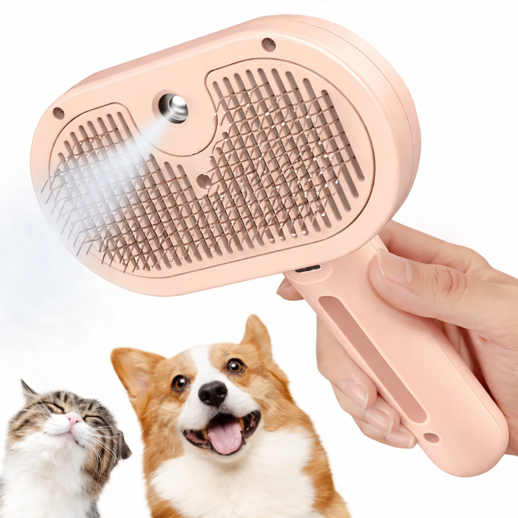 Pet Hair Spray Brush
