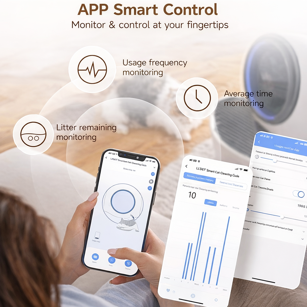 SMARTELF™ Automatic Self-Cleaning Cat Litter Box