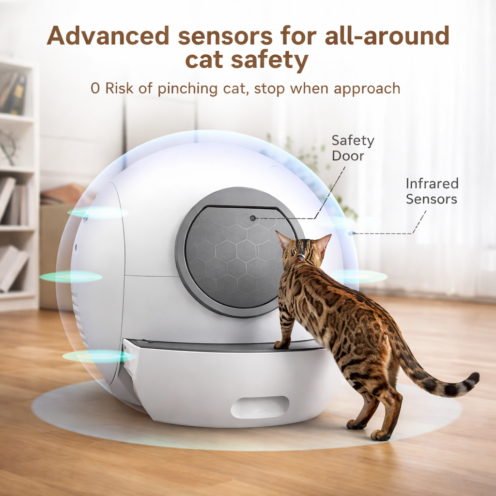 SMARTELF™ Automatic Self-Cleaning Cat Litter Box