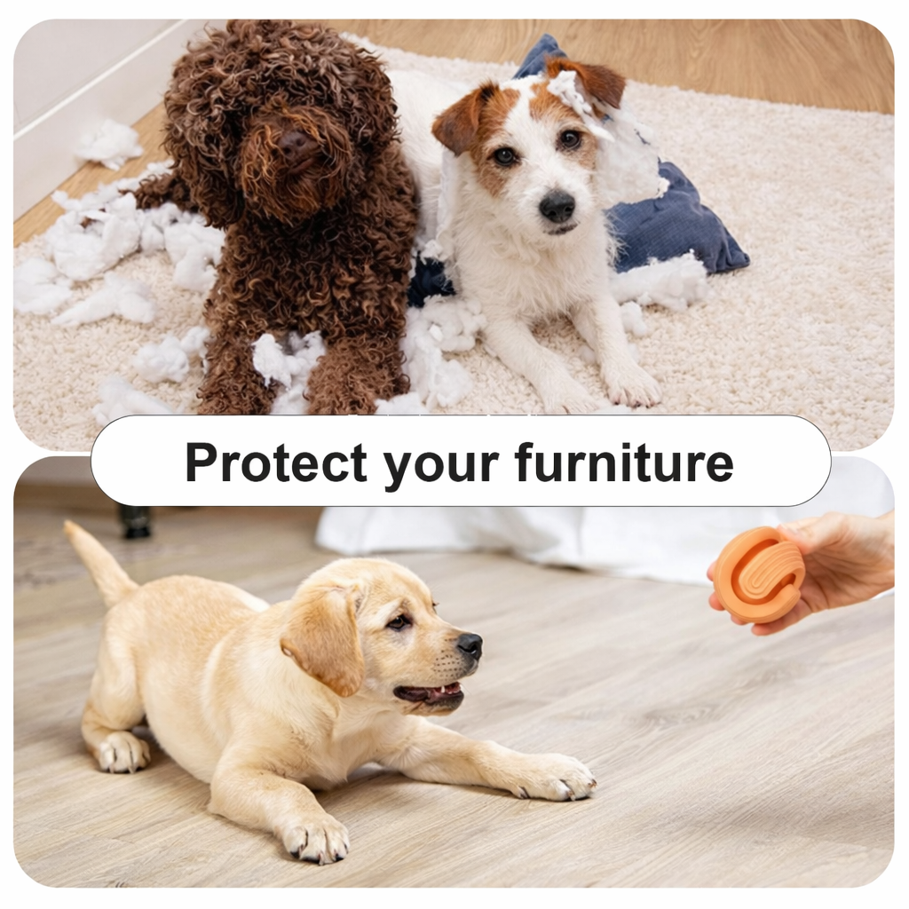 Bite-Resistant Dog Toy Ball for Teeth Cleaning