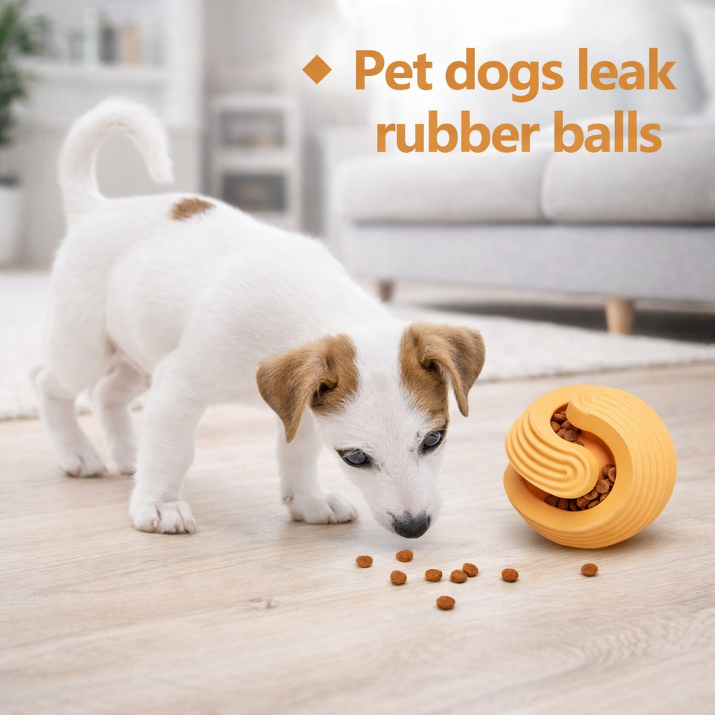 Bite-Resistant Dog Toy Ball for Teeth Cleaning